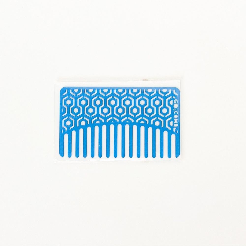 Metal Credit Card Size Brush